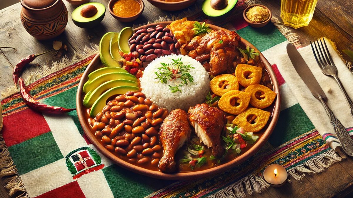 La Bandera Dominicana - The national dish of Dominican Republic