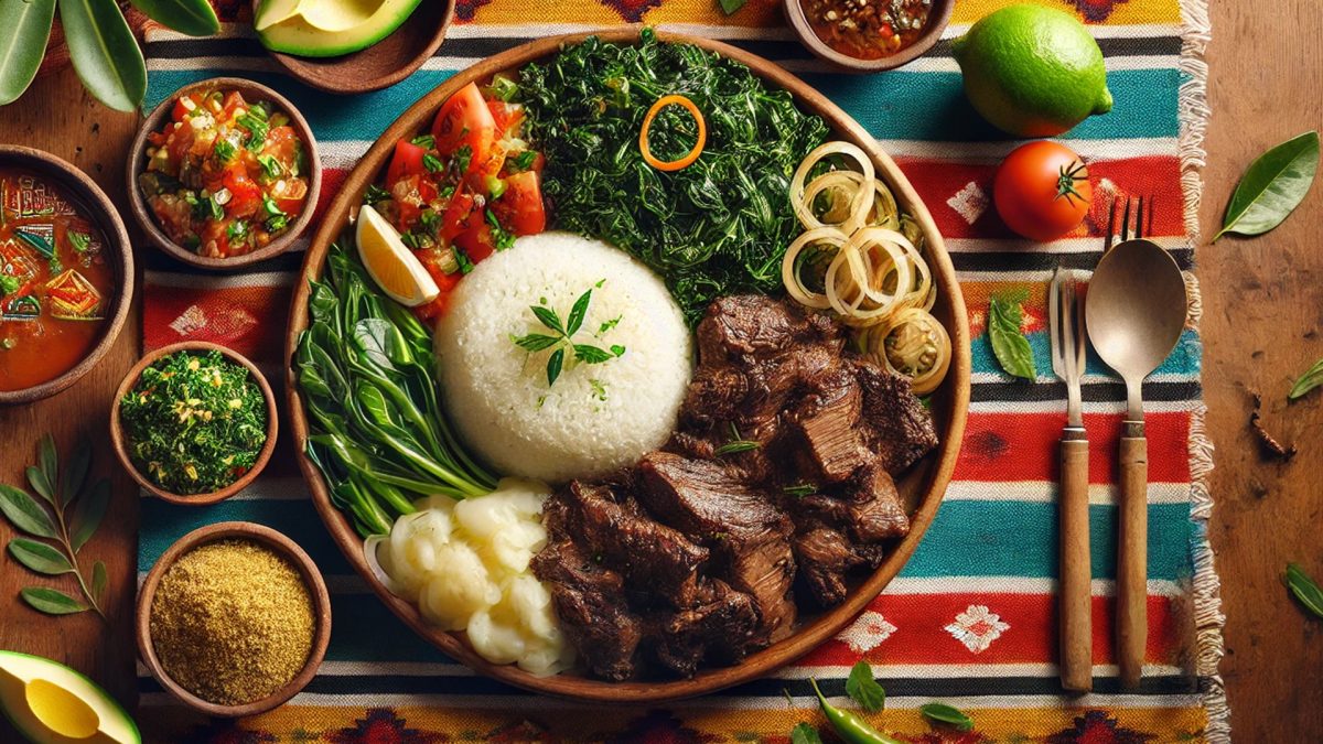 Ugali, Sukuma Wiki & Nyama Choma - The national dish of Kenya