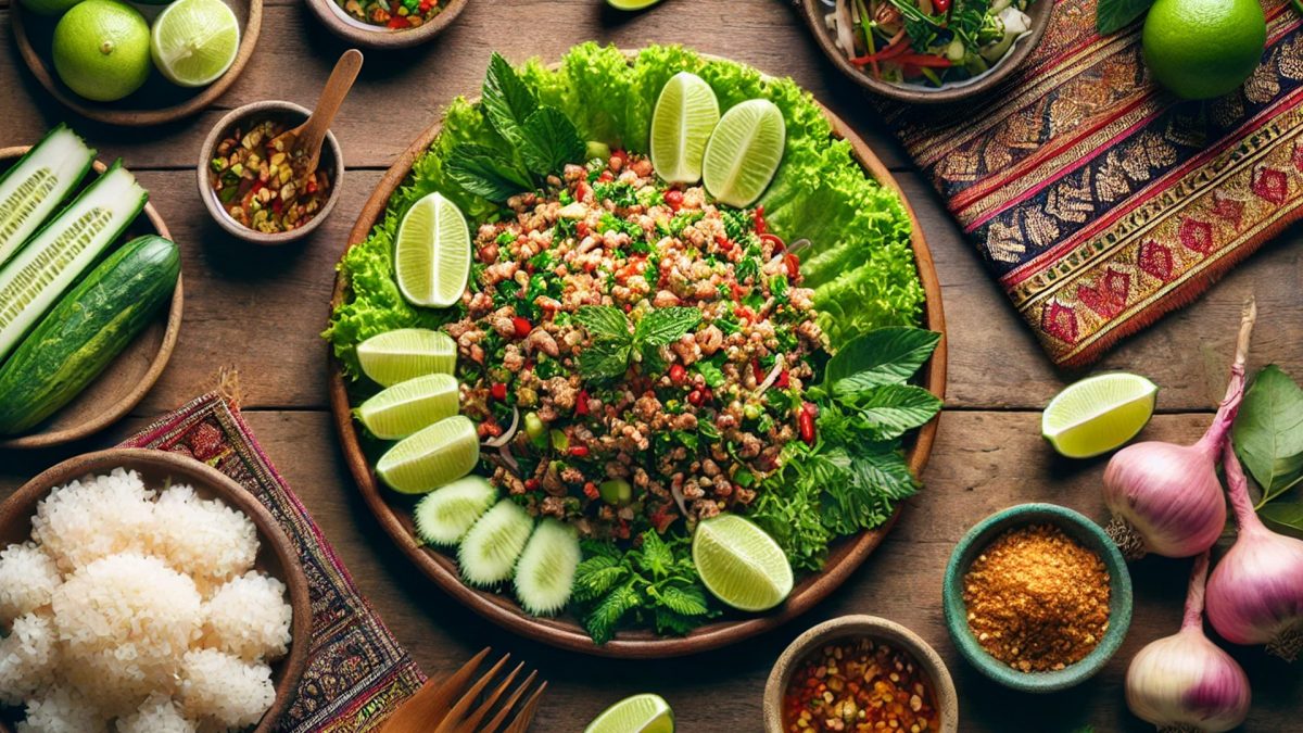 Larb - The national dish of Laos