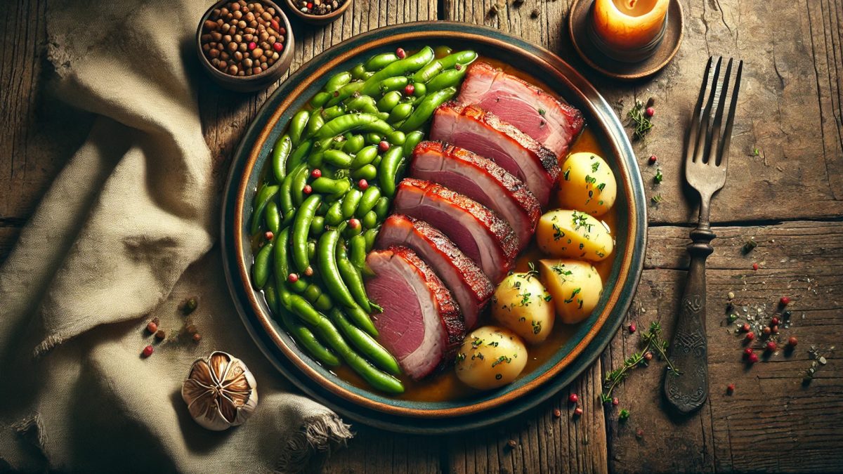 Judd mat Gaardebounen - The national dish of Luxembourg