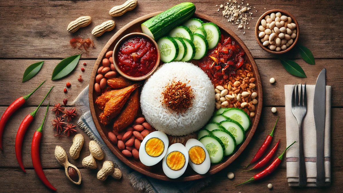 Nasi Lemak - The national dish of Malaysia
