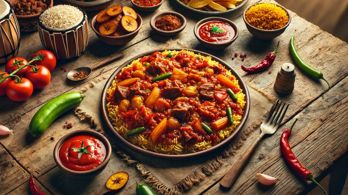 Riz Gras - The national dish of Burkina Faso