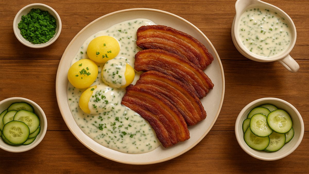 Stegt Flæsk - The national dish of Denmark